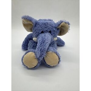 15" Cozy Hugs Purple Elephant Warm Cuddles Plush Stuffed Heat and Feeze